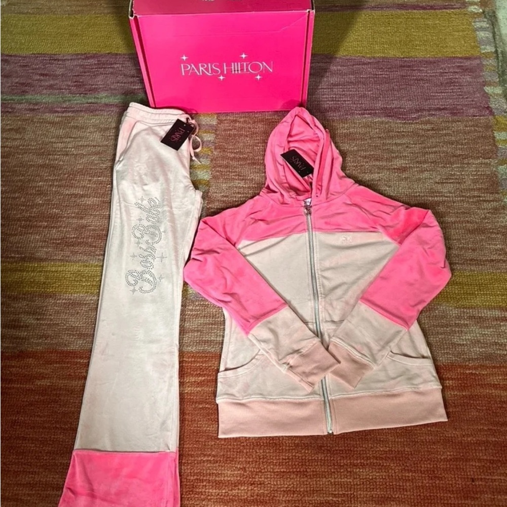Paris Hilton Tracksuit “Boss Babe” BRAND NEW WITH TAGS NO BOX
